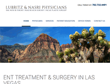 Tablet Screenshot of lubritzandnasri.com